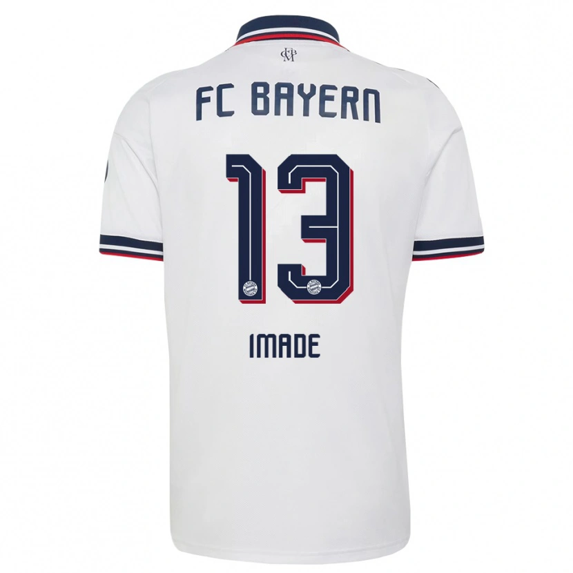 Danxen Men Wisdom Imade #13 White Gray Red Away Jersey 2026/27 T-Shirt