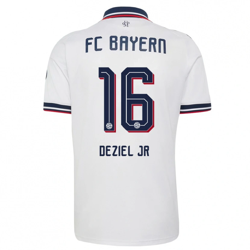 Danxen Men Robert Deziel Jr #16 White Gray Red Away Jersey 2026/27 T-Shirt