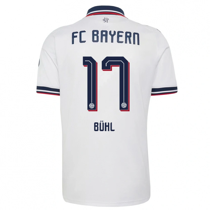 Danxen Men Klara Bühl #17 White Gray Red Away Jersey 2026/27 T-Shirt