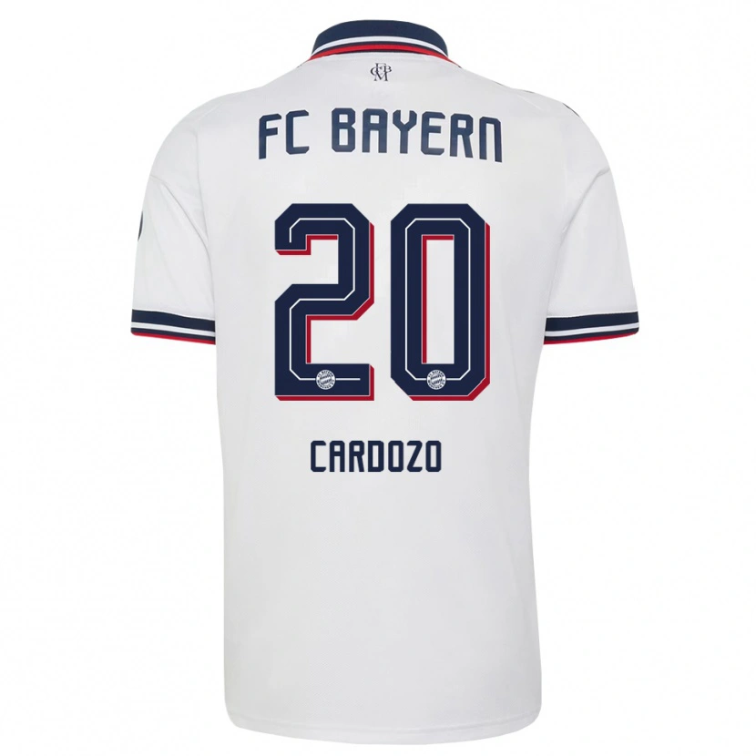 Danxen Men Maycon Cardozo #20 White Gray Red Away Jersey 2026/27 T-Shirt