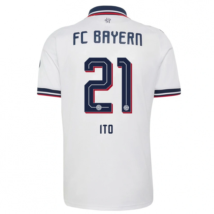 Danxen Men Hiroki Ito #21 White Gray Red Away Jersey 2026/27 T-Shirt
