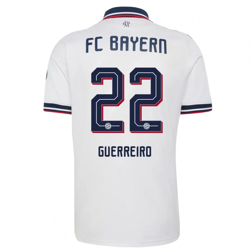 Danxen Men Raphael Guerreiro #22 White Gray Red Away Jersey 2026/27 T-Shirt