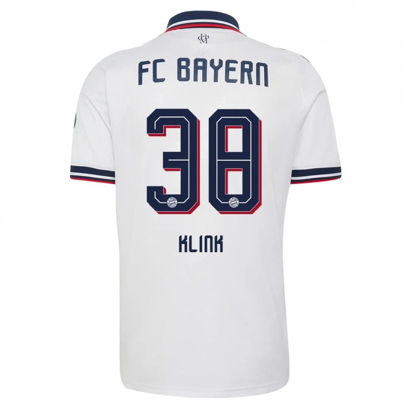Danxen Men Anna Klink #38 White Gray Red Away Jersey 2026/27 T-Shirt