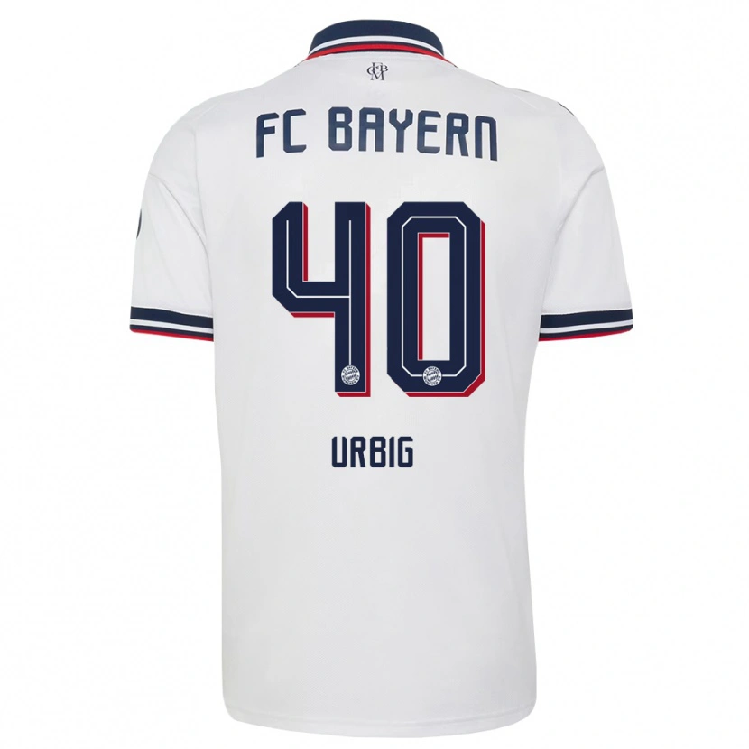 Danxen Men Jonas Urbig #40 White Gray Red Away Jersey 2026/27 T-Shirt