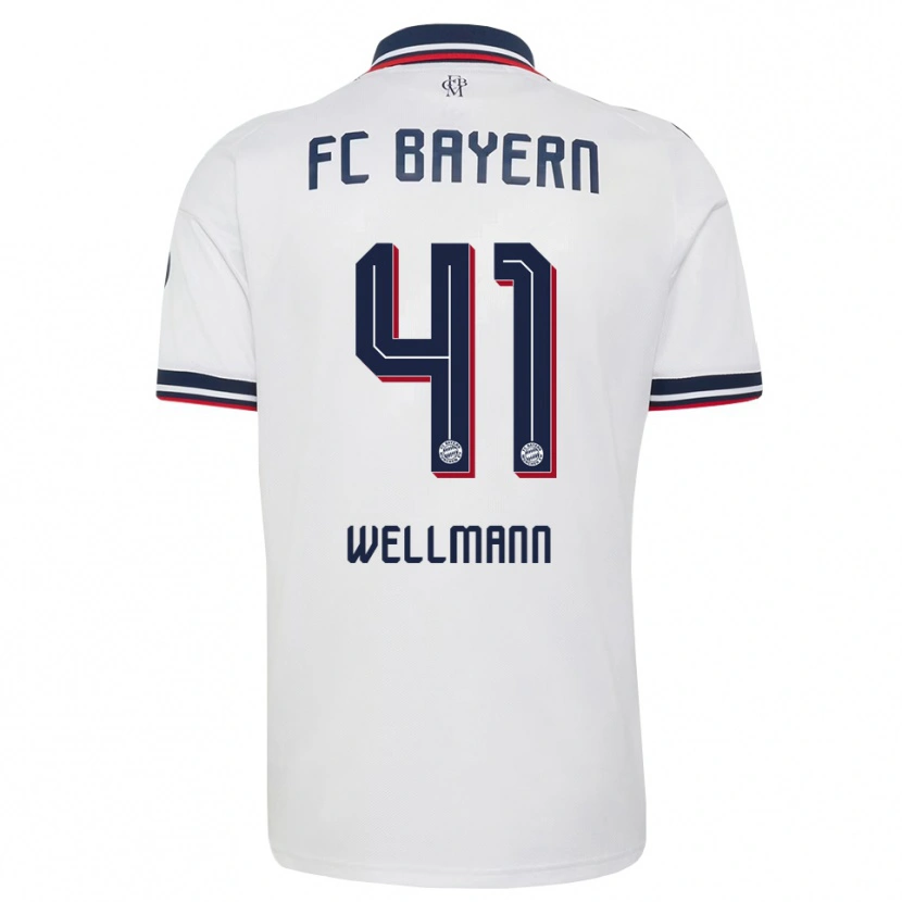 Danxen Men Anna Wellmann #41 White Gray Red Away Jersey 2026/27 T-Shirt