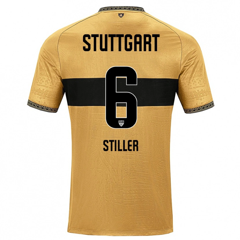 Danxen Men Angelo Stiller #6 Brown Black White Away Jersey 2026/27 T-Shirt