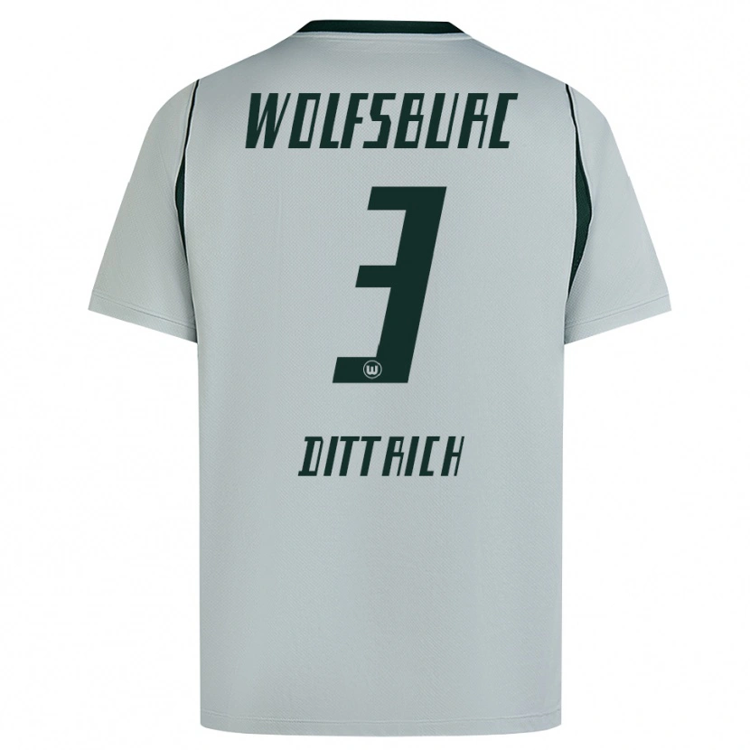 Danxen Men Elia Dittrich #3 Gray Green Away Jersey 2026/27 T-Shirt