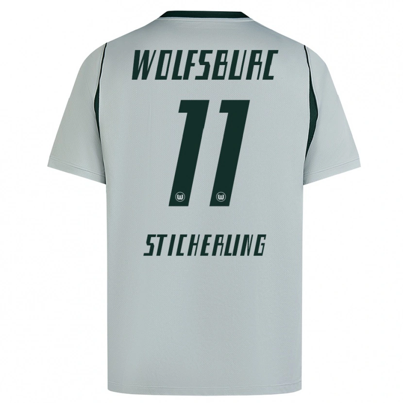 Danxen Men Carl-Anton Sticherling #11 Gray Green Away Jersey 2026/27 T-Shirt