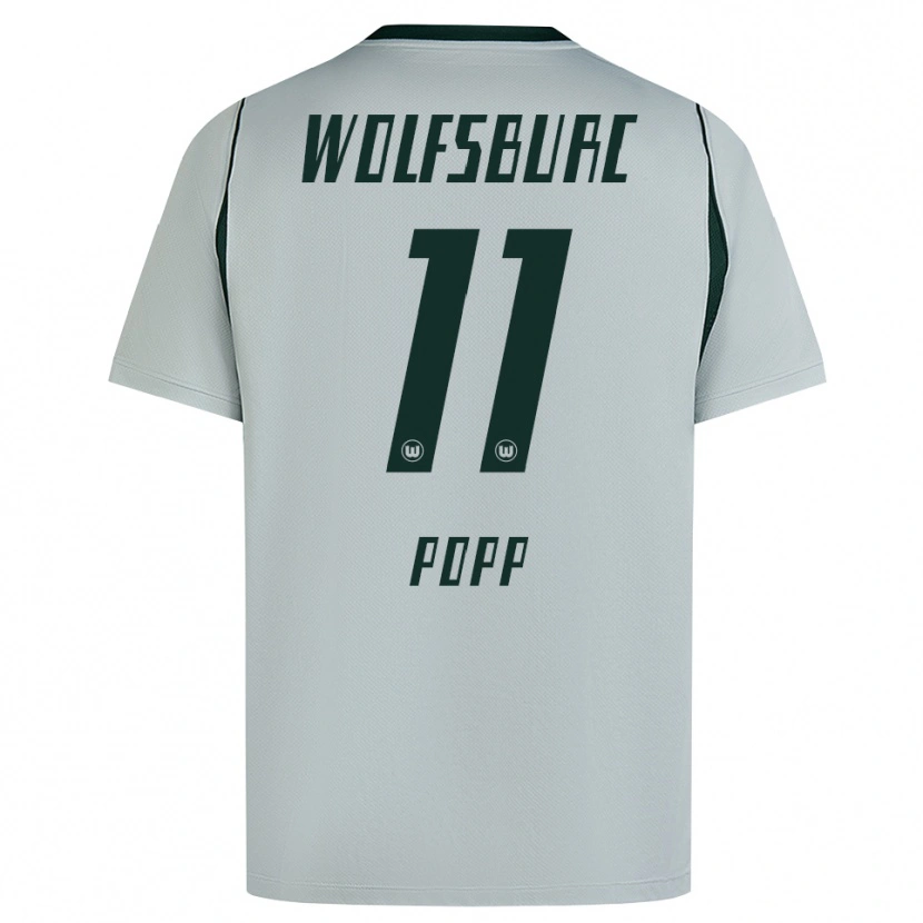 Danxen Men Alexandra Popp #11 Gray Green Away Jersey 2026/27 T-Shirt