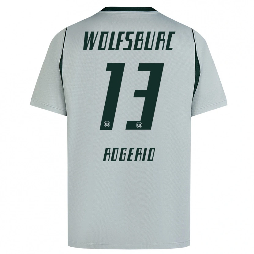 Danxen Men Rogério Oliveira Da Silva #13 Gray Green Away Jersey 2026/27 T-Shirt