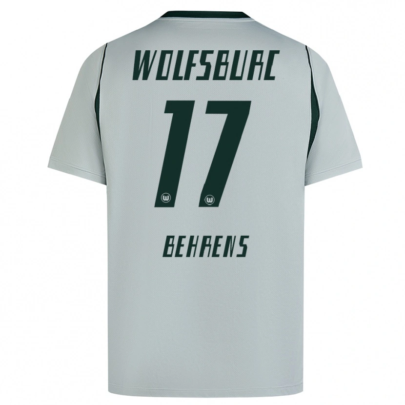 Danxen Men Kevin Behrens #17 Gray Green Away Jersey 2026/27 T-Shirt