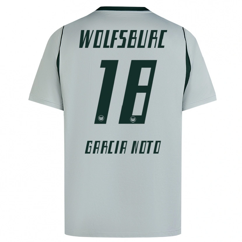 Danxen Men Estéfano García Noto #18 Gray Green Away Jersey 2026/27 T-Shirt