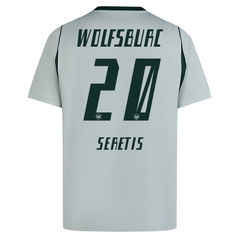 Danxen Men Isaiah Seretis #20 Gray Green Away Jersey 2026/27 T-Shirt