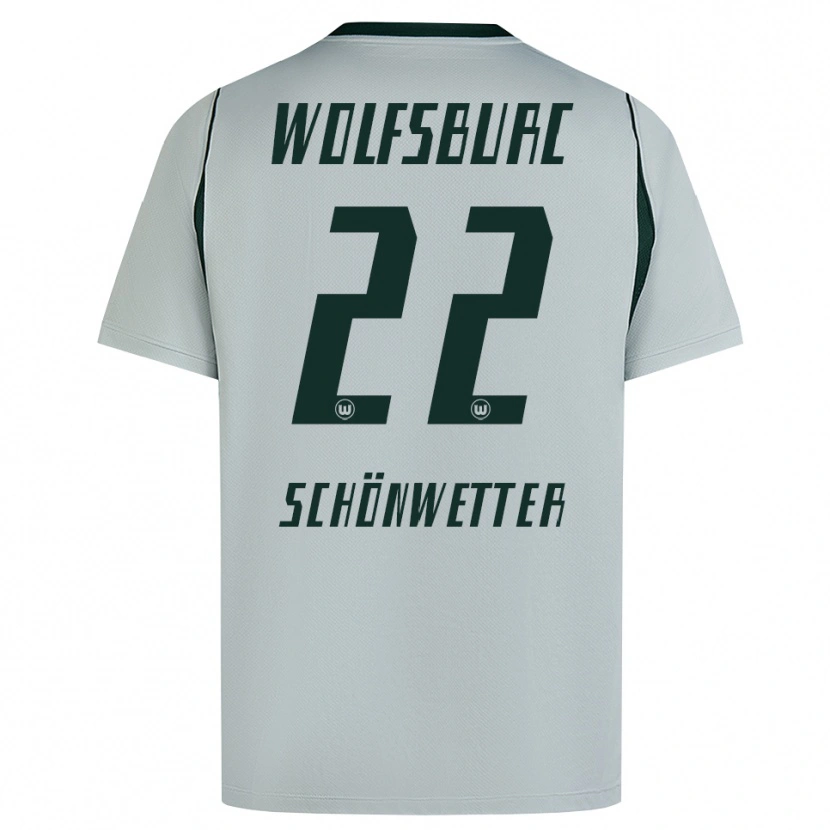 Danxen Men Christina Schönwetter #22 Gray Green Away Jersey 2026/27 T-Shirt