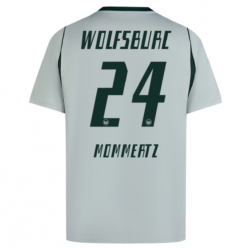 Danxen Men Benjamin Mommertz #24 Gray Green Away Jersey 2026/27 T-Shirt