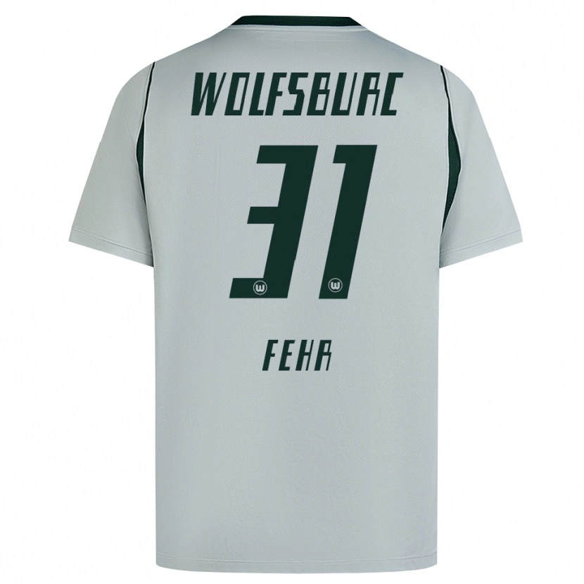 Danxen Men Henrik Fehr #31 Gray Green Away Jersey 2026/27 T-Shirt