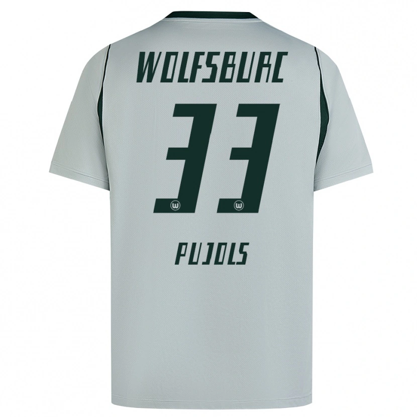 Danxen Men Judit Pujols #33 Gray Green Away Jersey 2026/27 T-Shirt
