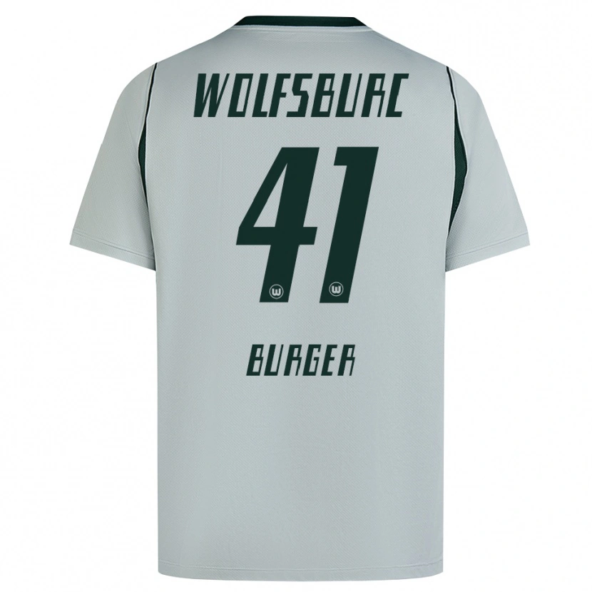 Danxen Men Jan Bürger #41 Gray Green Away Jersey 2026/27 T-Shirt