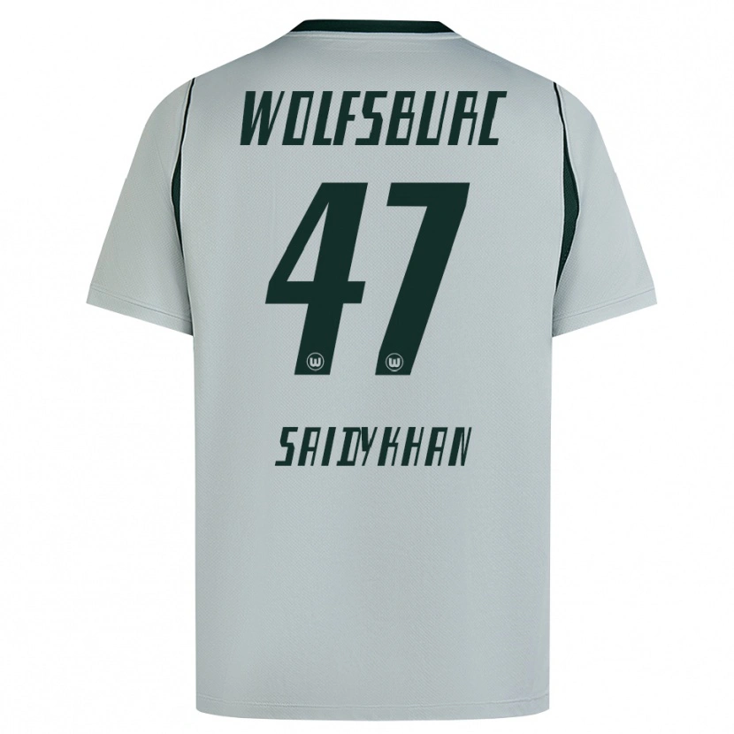 Danxen Men Ibrahim Saidykhan #47 Gray Green Away Jersey 2026/27 T-Shirt