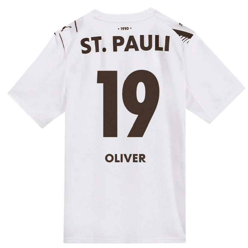 Danxen Men Oliver Nana Kwasi Aboagye #19 Café White Red Away Jersey 2026/27 T-Shirt