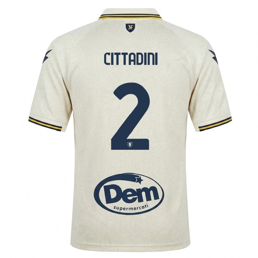 Danxen Men Giorgio Cittadini #2 Oldlace Yellow Black Away Jersey 2026/27 T-Shirt