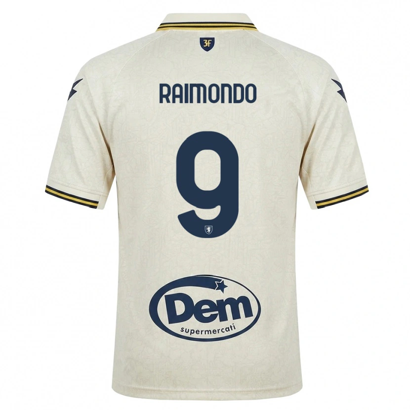 Danxen Men Antonio Raimondo #9 Oldlace Yellow Black Away Jersey 2026/27 T-Shirt
