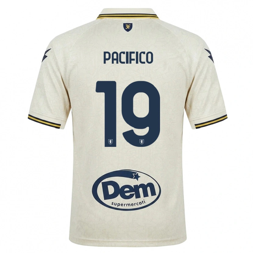 Danxen Men Flavio Pacifico #19 Oldlace Yellow Black Away Jersey 2026/27 T-Shirt
