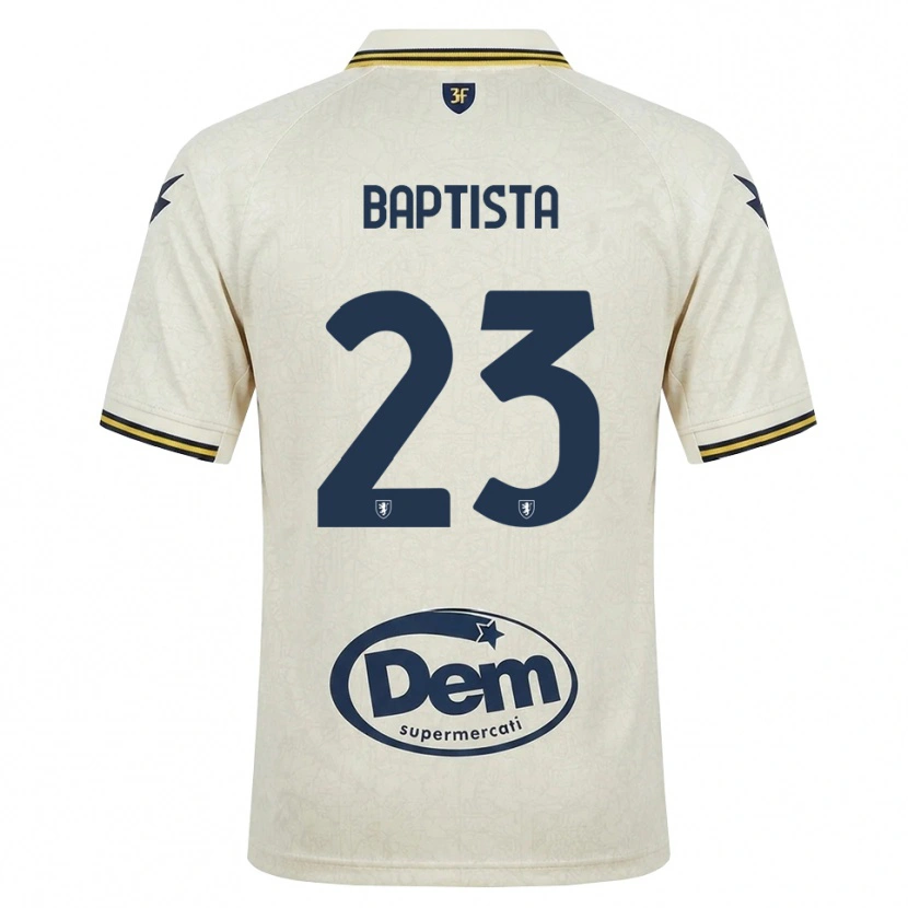 Danxen Men Viktor Baptista #23 Oldlace Yellow Black Away Jersey 2026/27 T-Shirt