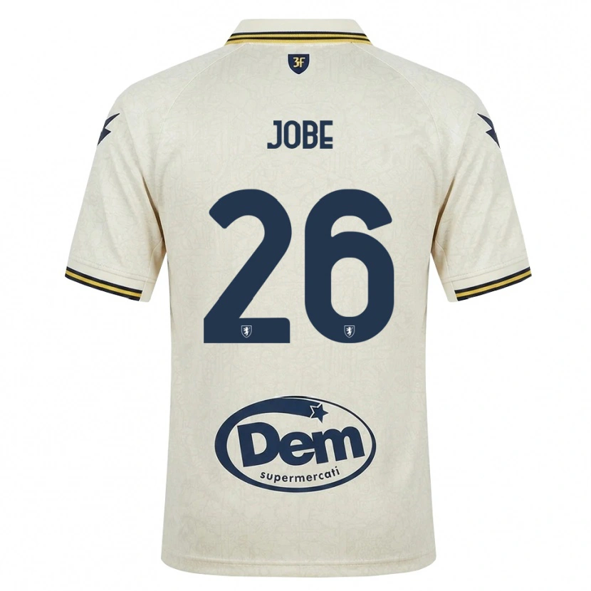 Danxen Men Amadou Jobe #26 Oldlace Yellow Black Away Jersey 2026/27 T-Shirt