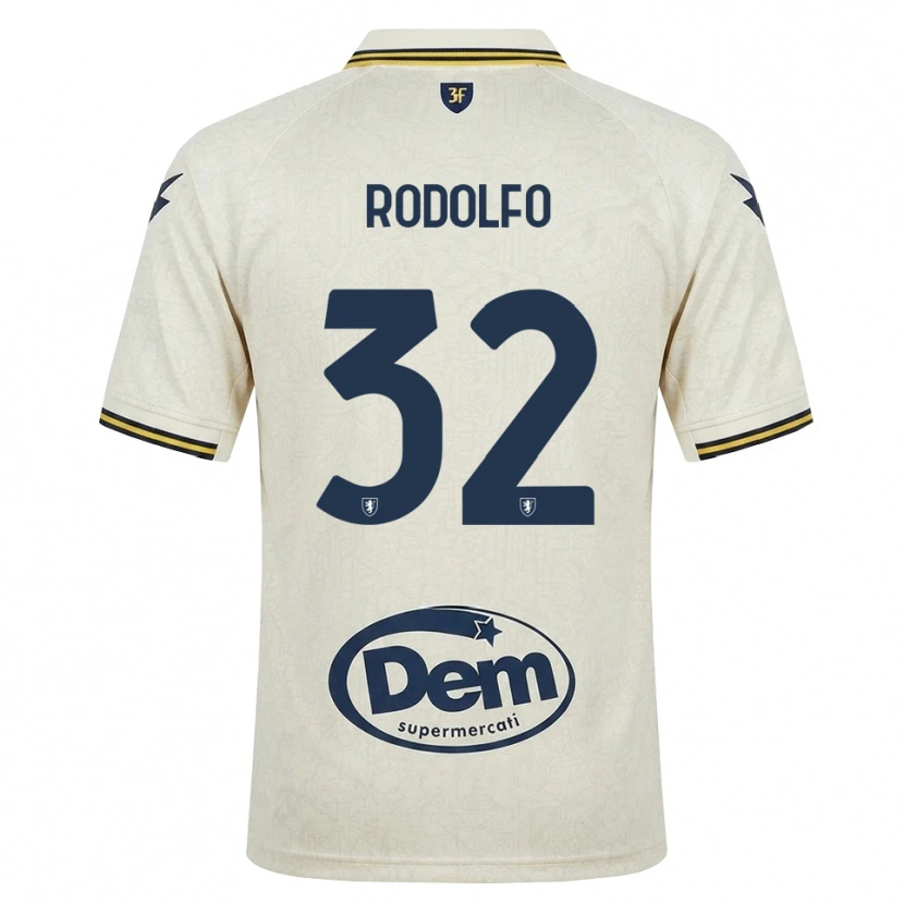 Danxen Men Luca Rodolfo #32 Oldlace Yellow Black Away Jersey 2026/27 T-Shirt