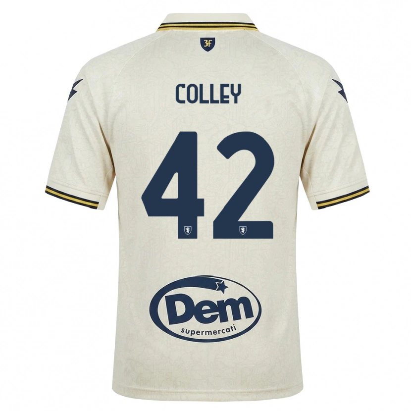 Danxen Men Muhammed Colley #42 Oldlace Yellow Black Away Jersey 2026/27 T-Shirt