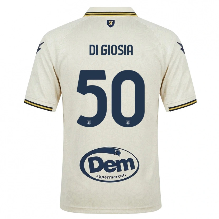 Danxen Men Jacopo Di Giosia #50 Oldlace Yellow Black Away Jersey 2026/27 T-Shirt