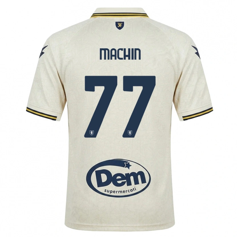 Danxen Men José Machín #77 Oldlace Yellow Black Away Jersey 2026/27 T-Shirt