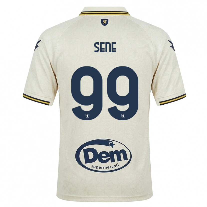 Danxen Men Fallou Sene #99 Oldlace Yellow Black Away Jersey 2026/27 T-Shirt