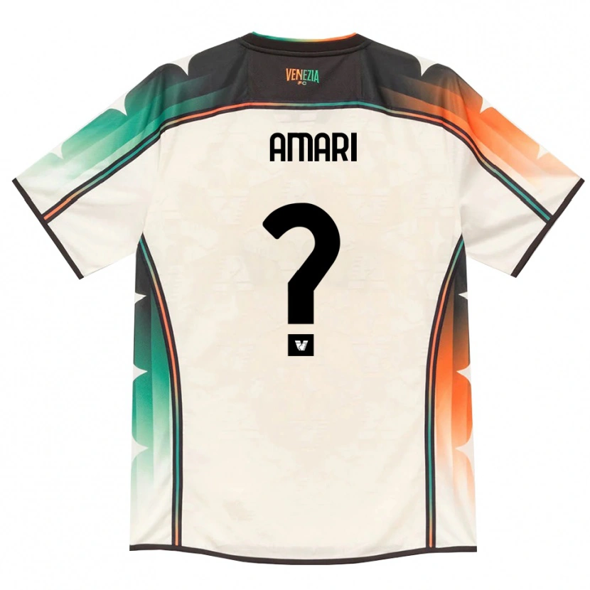 Danxen Men Semir Amari #0 Oldlace Orange Green Away Jersey 2026/27 T-Shirt