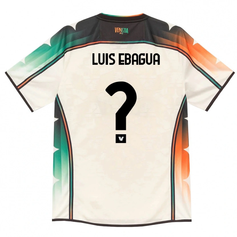 Danxen Men Sean Luis Ebagua #0 Oldlace Orange Green Away Jersey 2026/27 T-Shirt