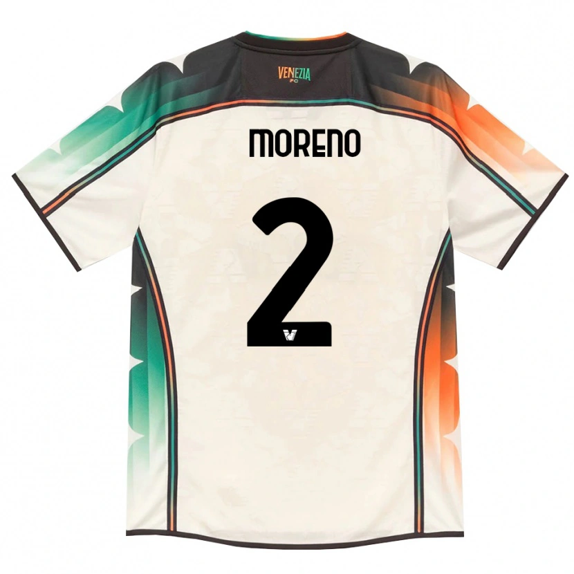 Danxen Men Matías Moreno #2 Oldlace Orange Green Away Jersey 2026/27 T-Shirt