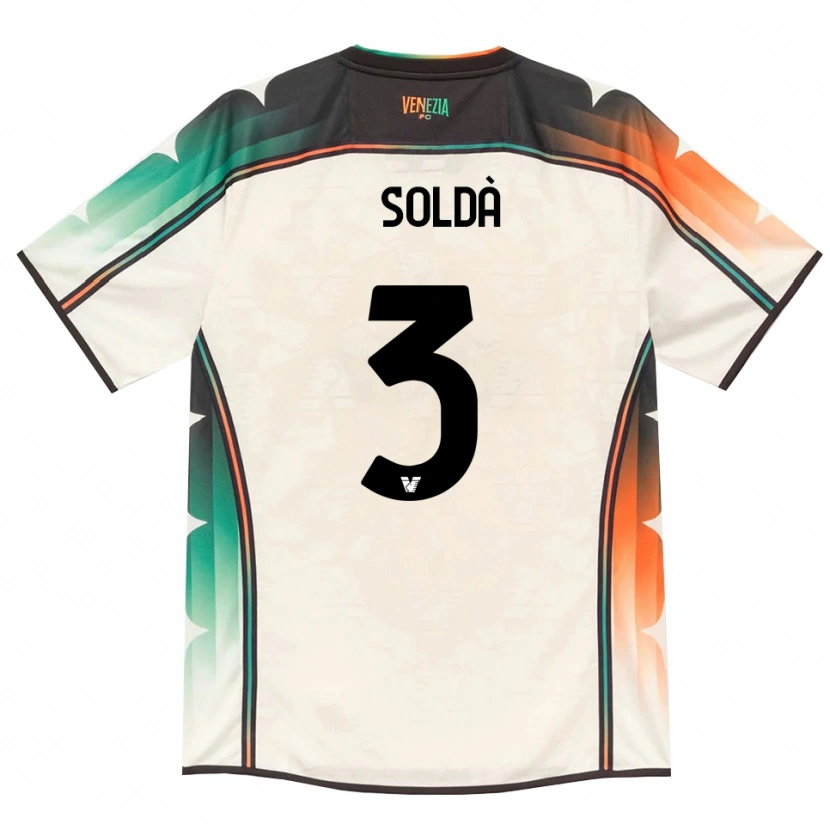 Danxen Men Mohamed Soldà #3 Oldlace Orange Green Away Jersey 2026/27 T-Shirt
