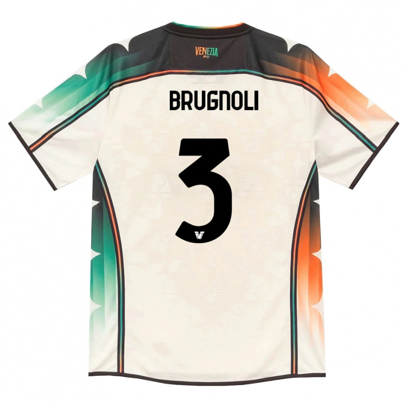 Danxen Men Lorenzo Brugnoli #3 Oldlace Orange Green Away Jersey 2026/27 T-Shirt