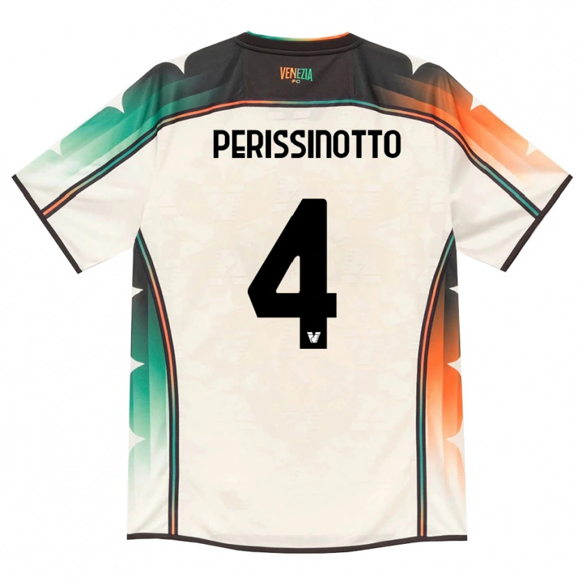 Danxen Men Nicolò Perissinotto #4 Oldlace Orange Green Away Jersey 2026/27 T-Shirt