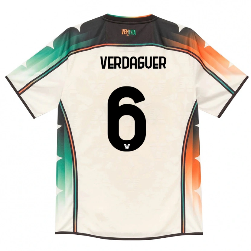 Danxen Men Judith Verdaguer #6 Oldlace Orange Green Away Jersey 2026/27 T-Shirt