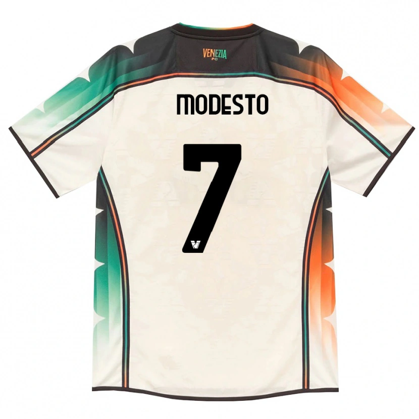 Danxen Men Riccardo Modesto #7 Oldlace Orange Green Away Jersey 2026/27 T-Shirt