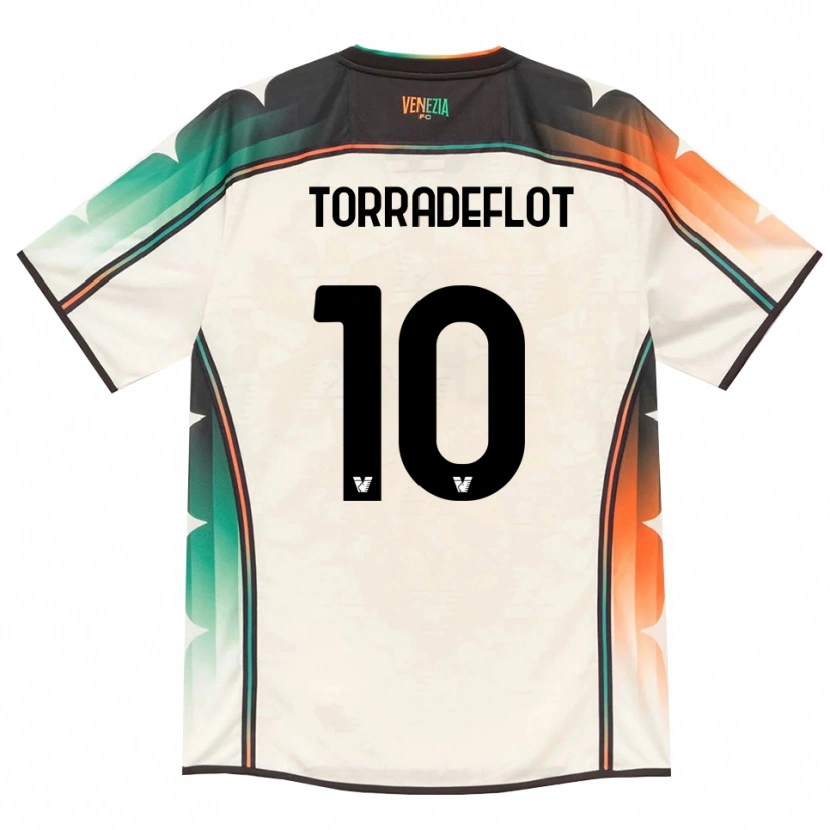 Danxen Men Queral Torradeflot #10 Oldlace Orange Green Away Jersey 2026/27 T-Shirt
