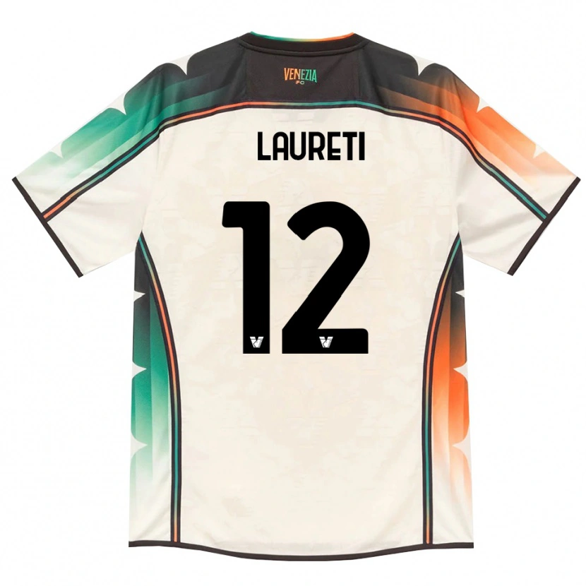 Danxen Men Tommaso Laureti #12 Oldlace Orange Green Away Jersey 2026/27 T-Shirt
