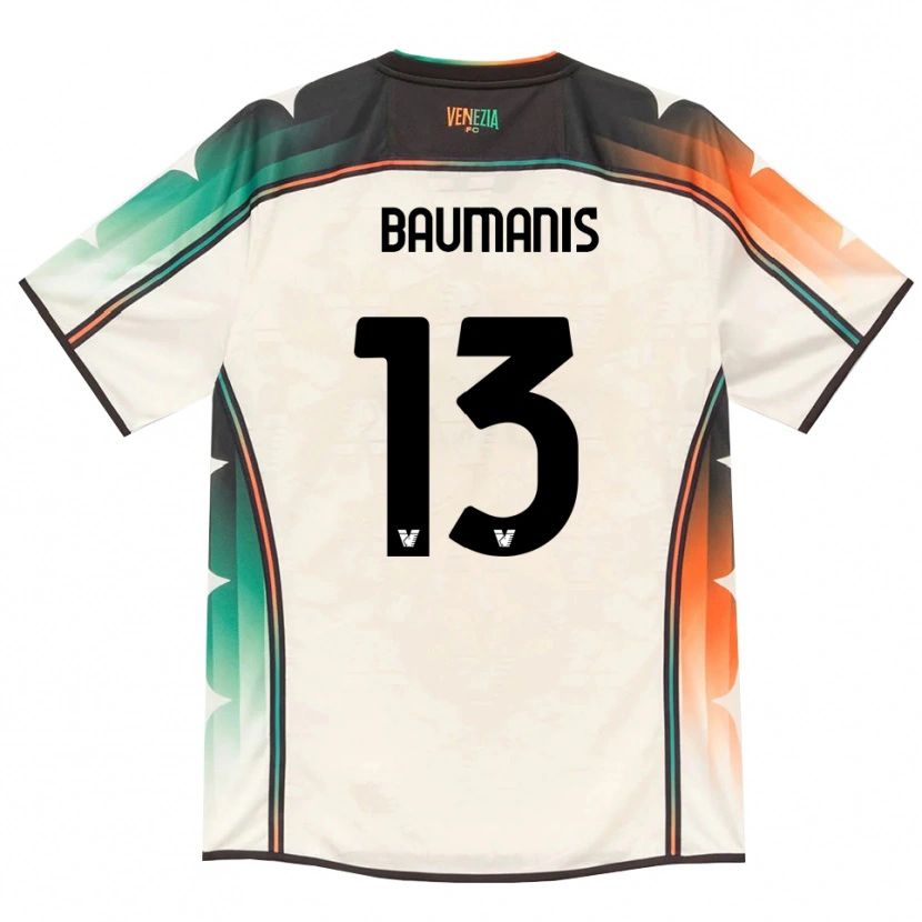 Danxen Men Kristofers Baumanis #13 Oldlace Orange Green Away Jersey 2026/27 T-Shirt