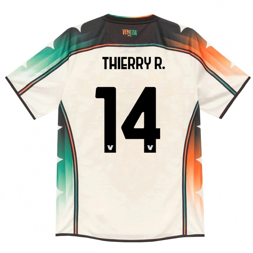 Danxen Men Thierry Correia #14 Oldlace Orange Green Away Jersey 2026/27 T-Shirt