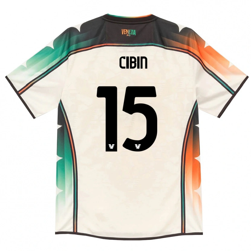 Danxen Men Carlo Cibin #15 Oldlace Orange Green Away Jersey 2026/27 T-Shirt