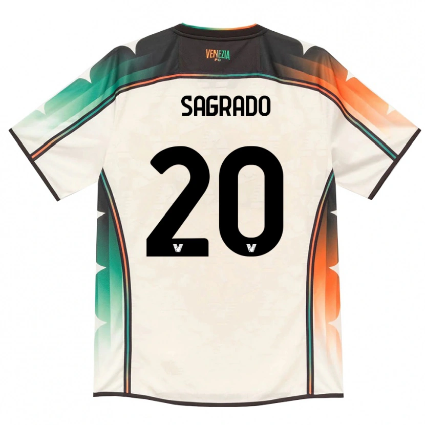 Danxen Men Richie Sagrado #20 Oldlace Orange Green Away Jersey 2026/27 T-Shirt