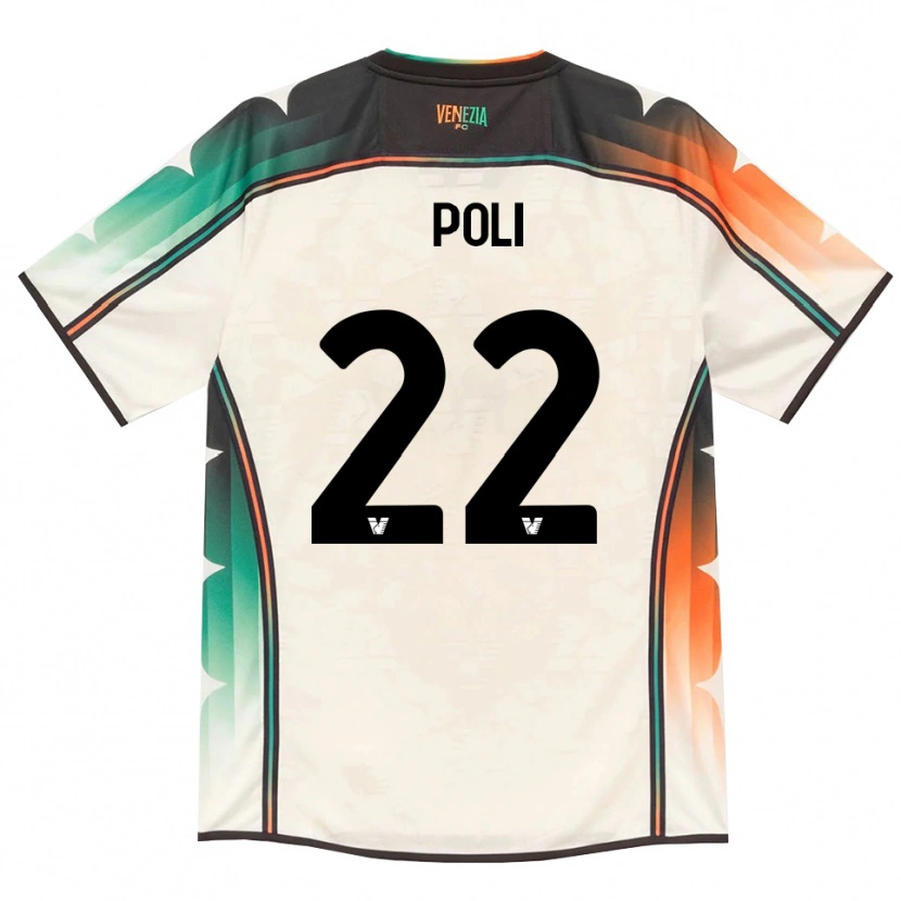 Danxen Men Elena Poli #22 Oldlace Orange Green Away Jersey 2026/27 T-Shirt