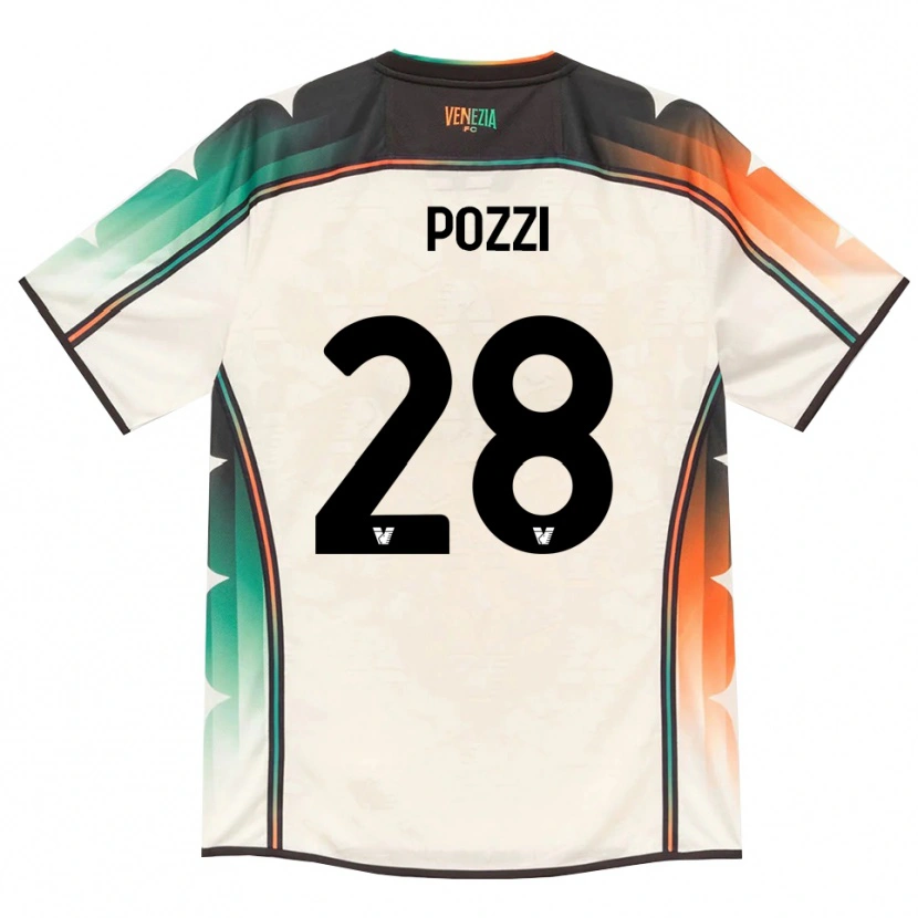 Danxen Men Alessio Pozzi #28 Oldlace Orange Green Away Jersey 2026/27 T-Shirt